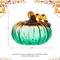 Glitzhome® 5.75" Gradient Turquoise Glass Pumpkin